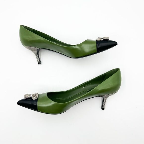 Louis Vuitton LV Monogram Lock Charlotte Pumps Heels EU 39 US 9 - Picture 9 of 16